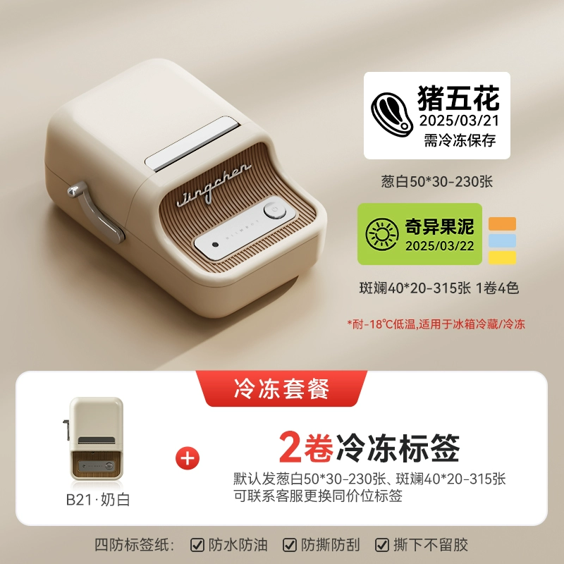 Jingchen B21Pro домашний принтер этикеток с высоким разрешением, крупноразмерная записная книжка, портативный лидер