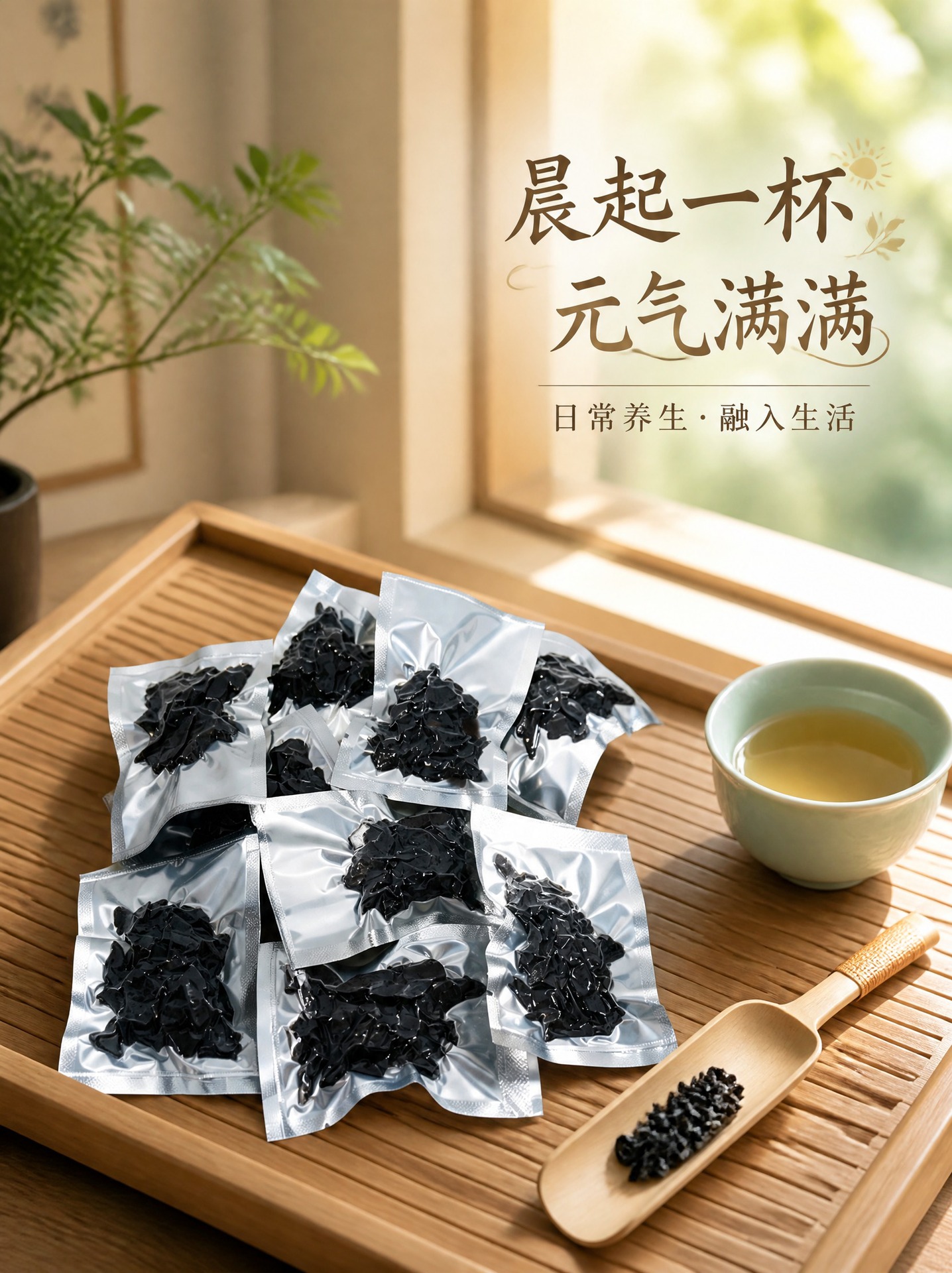 Huang Jing Tea Natural Polygonatum Loose Herbal Tea Nine Times Steamed and Sun Dried 500g quality and texture