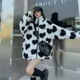 立领两面穿秋冬男女棉服
