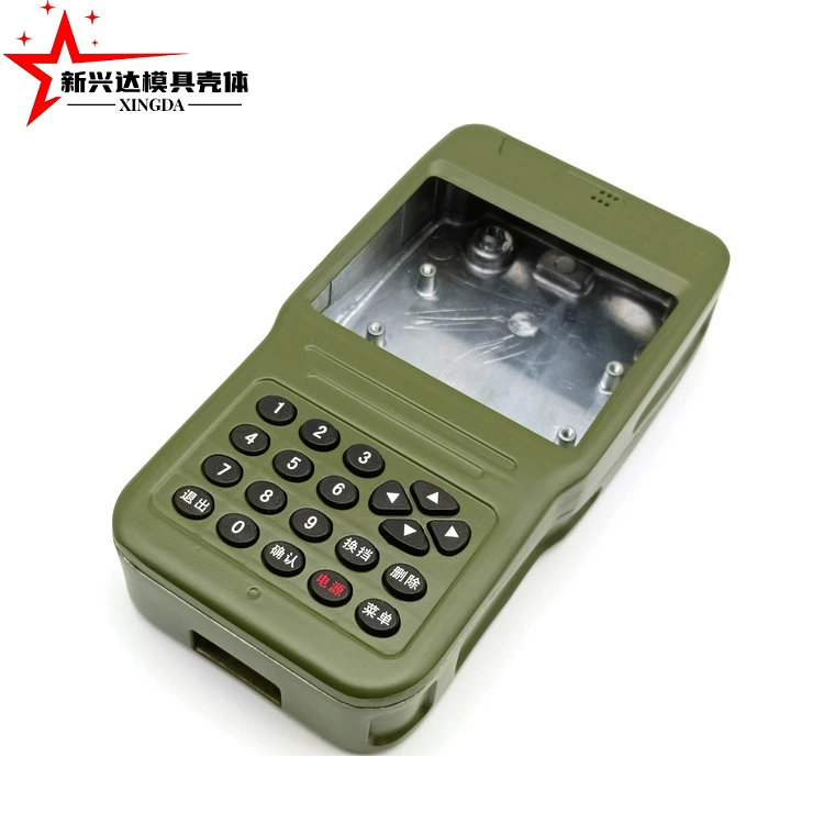 Военная зеленая авиационная техника обнаружения инструмент оболочки портативный контроллер алюминиевый корпус для литья под давлением