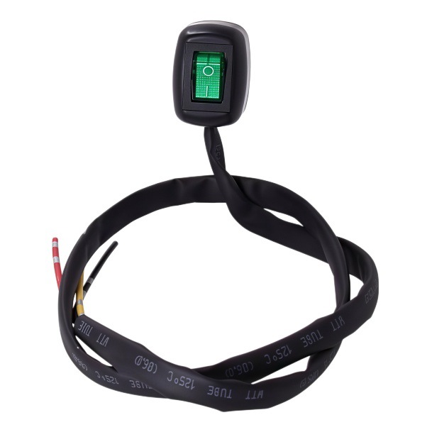 Car paste switch rocker rocker switch punch-free switch wire length 60cm with light switch