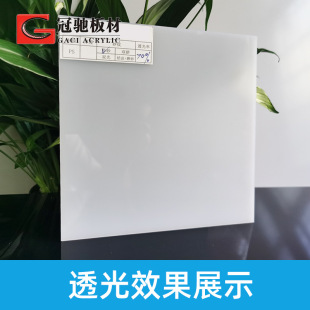 Hot-Selling Ps Diffusion Plate Single Sand 1-5mm Milky White White Endurance Plate Light Box Plate with Pictures and Samples