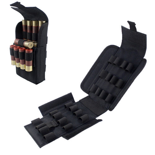 Outdoor tactical bullet bag 12G bullet bag 25 hole shot bag hunting special shotgun storage bag