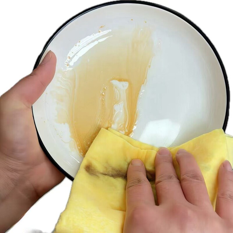 厚手の3m枚入りヘチマふきん、キッチン専用、油汚れに強く、お手入れ簡単、抖音で話題の黄色のアップグレード版|undefined