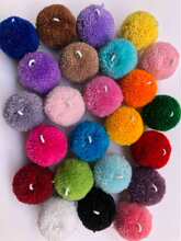 6cm/5cm����ë�����ɫ�����pɫë�q��diy�ֹ����Ϸ��b������