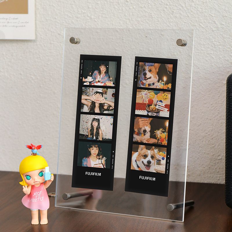 Life Four-Frame Photo Frame Photo Nailed DIY High-End Bestie Couple Fuji Film Acrylic Table