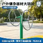 健身双位地埋式新国标大转轮
