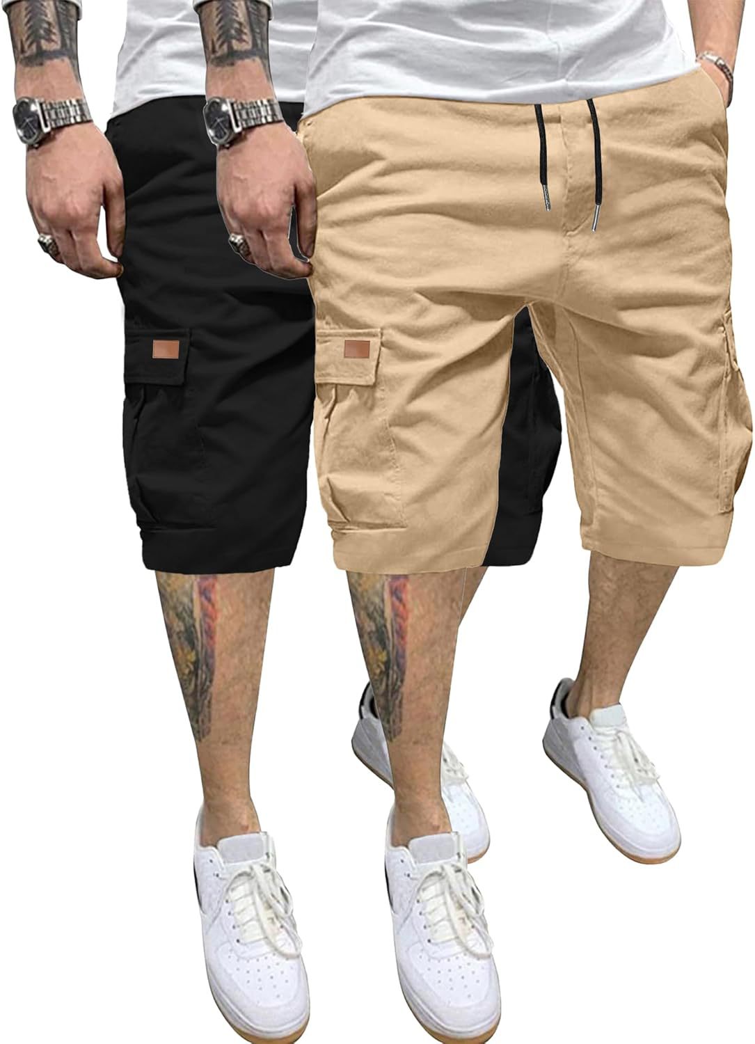 Men's Clothing Summer New Style Men's Breathable Shorts Loose Fit Multi Pocket Quick Drying Cargo Sports Pants_voghion.com