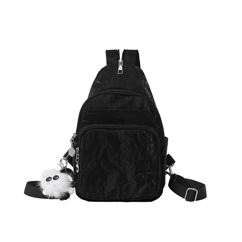 Nuevos productos de cuero suave pu doble uso bolso de pecho de moda de mujer impresión de tendencia nueva mochila china textura mochila pequeña