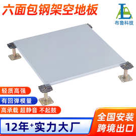 布鲁科技厂家直供新型硫酸钙六面包钢架空地板活动网络地板
