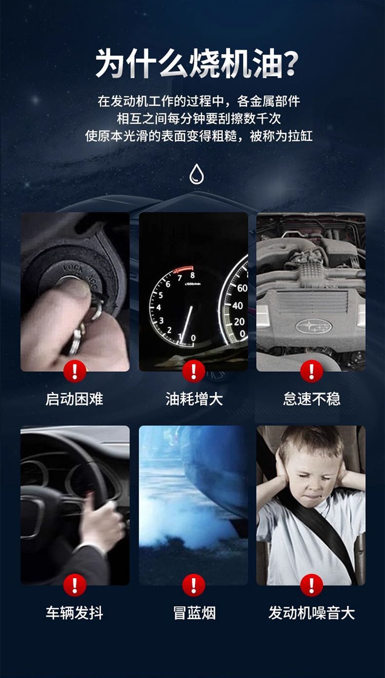 L5U engine antiwear agent repair serious oil burning blue smoke nemesis noise strong repair jitter mute add