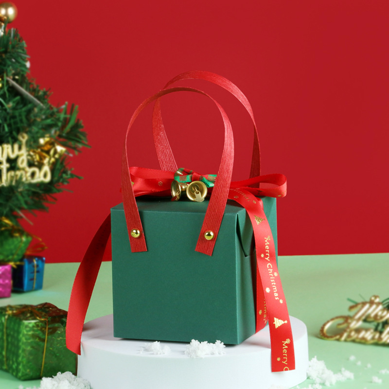 Christmas Apple Box Christmas Eve Gift Box Ribbon Peace Fruit Packaging Box Gift Packaging Christmas Apple Box Wholesale