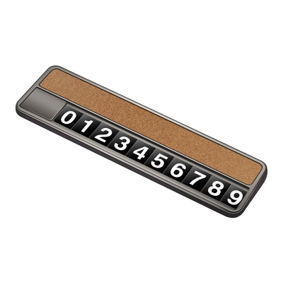 Nömrəli dayanma kartı – temporary parking phone number plate