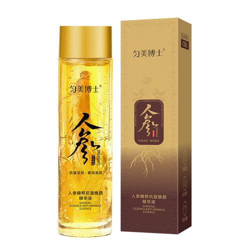 Factory direct sales ginseng extract essence oil hydrating light lines anti-wrinkle essence water moisturizing refreshing non-greasy