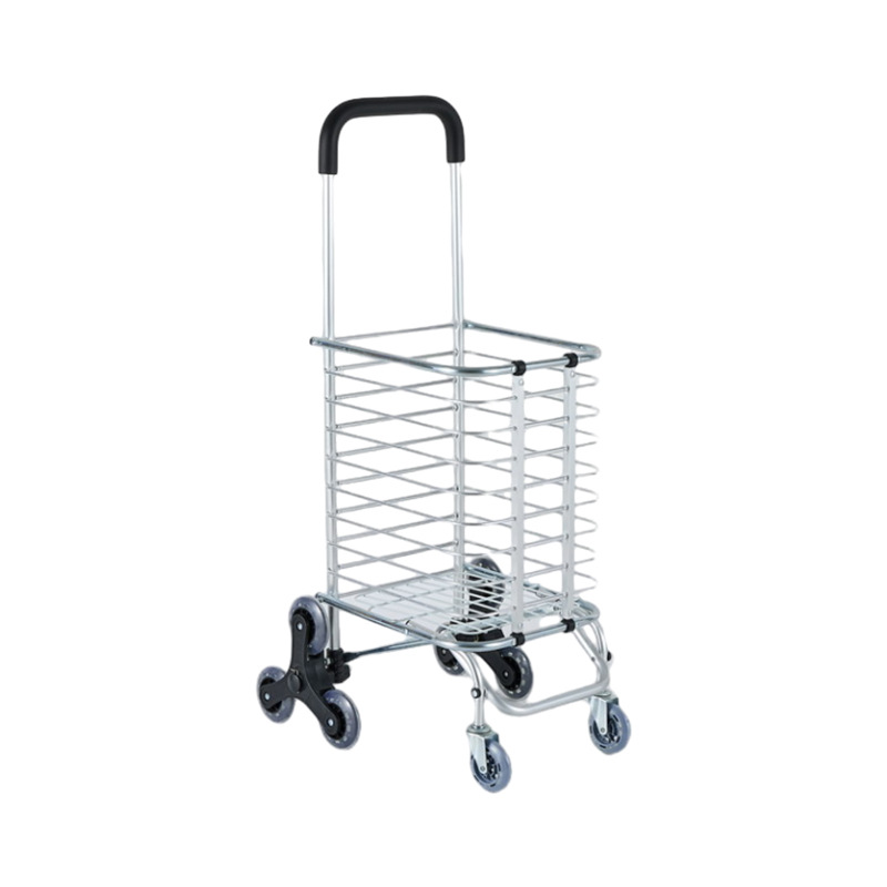 Carrito de Compras Plegable de Aleación de Aluminio Portátil Móvil para Hogar image 15