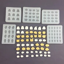 可爱硅胶模具节幽灵幽灵巧克力火漆蜡造型水晶滴胶石膏粒模小其他