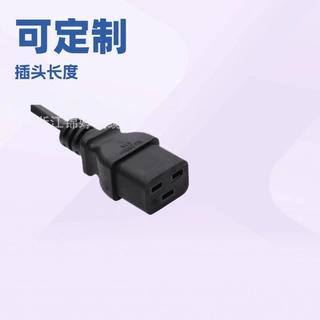 2.5平方C19-C20机房服务器电源线定制横孔品字公横孔品字头延长线