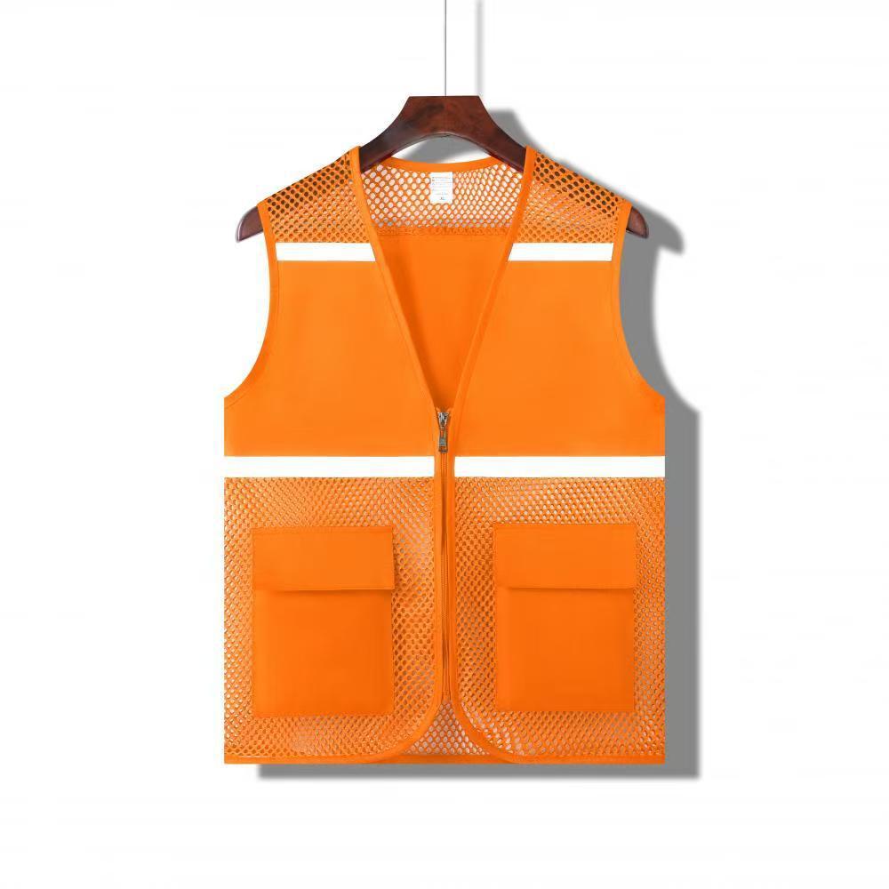 Red de pesca para campamento de verano, chaleco transpirable, camisa publicitaria, actividades para niños, chaleco reflectante voluntario, logotipo impreso personalizado