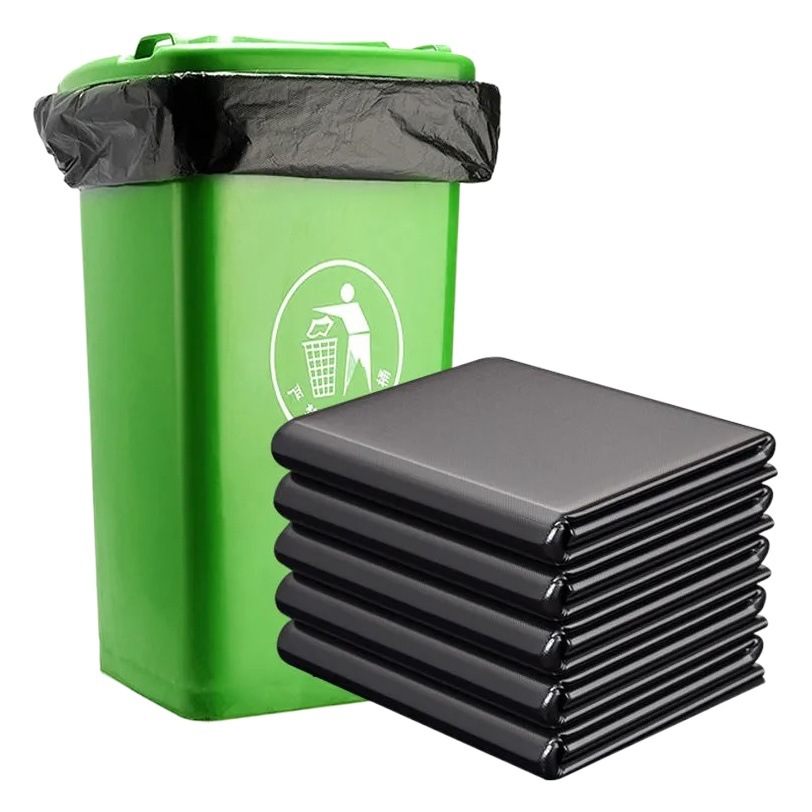 [Bolsa de basura grande engrosamiento Negro] Clasificación de saneamiento desechable bolsa de basura hogar hotel propiedad bolsa al por mayor