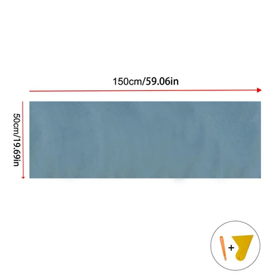 Car interior film — Ceiling Retrofit Car Interior Jewelry - suede-cyan