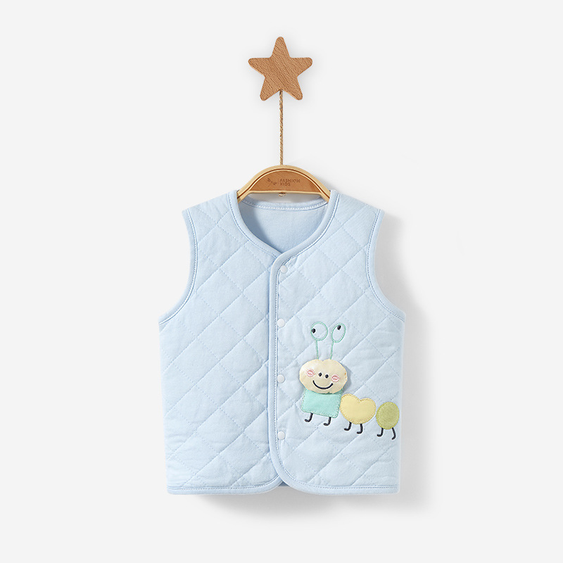 Chaleco de bebé otoño e invierno Bebé engrosado cálido cardigan chaleco niños y niñas chaleco Delgado acolchado abrigo ropa de invierno para niños image 11