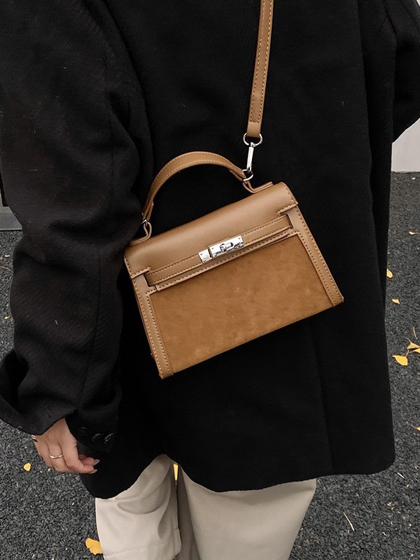 Bolso de mano de Kelly, moda coreana de mujer, bolso de hombro simple, ventas calientes, nuevo nicho, empalme de alta calidad, bolso de mochila