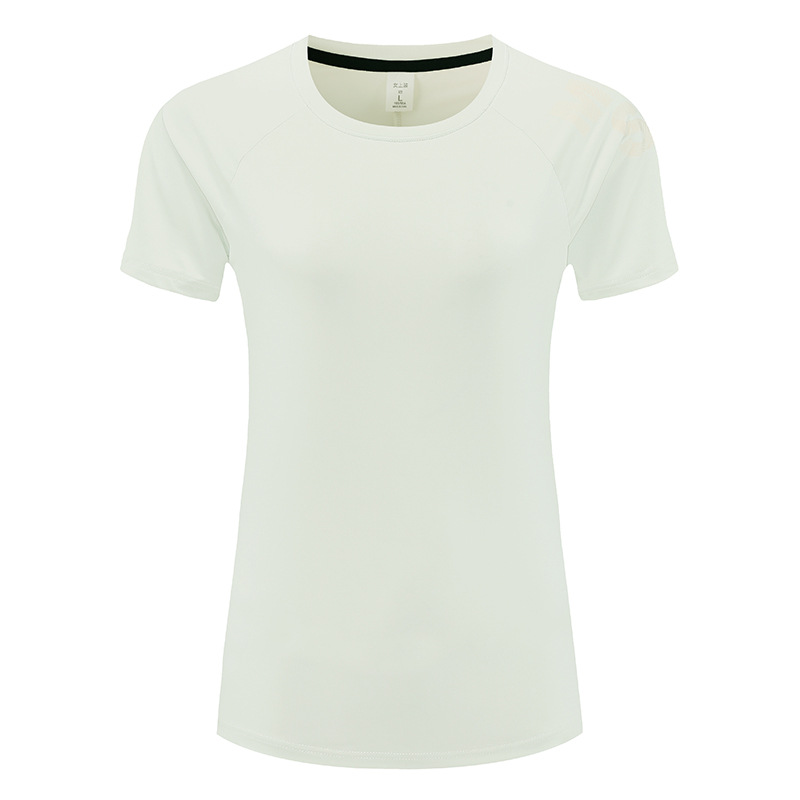 2025 nueva camiseta de manga corta de secado rápido para mujer ropa de secado rápido de cuello redondo de verano para correr deportes tops ligeros y transpirables