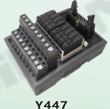 SIRON胜蓝PLC通用宽底座型8P信号继电器模块Y447兼容主流PLC品牌