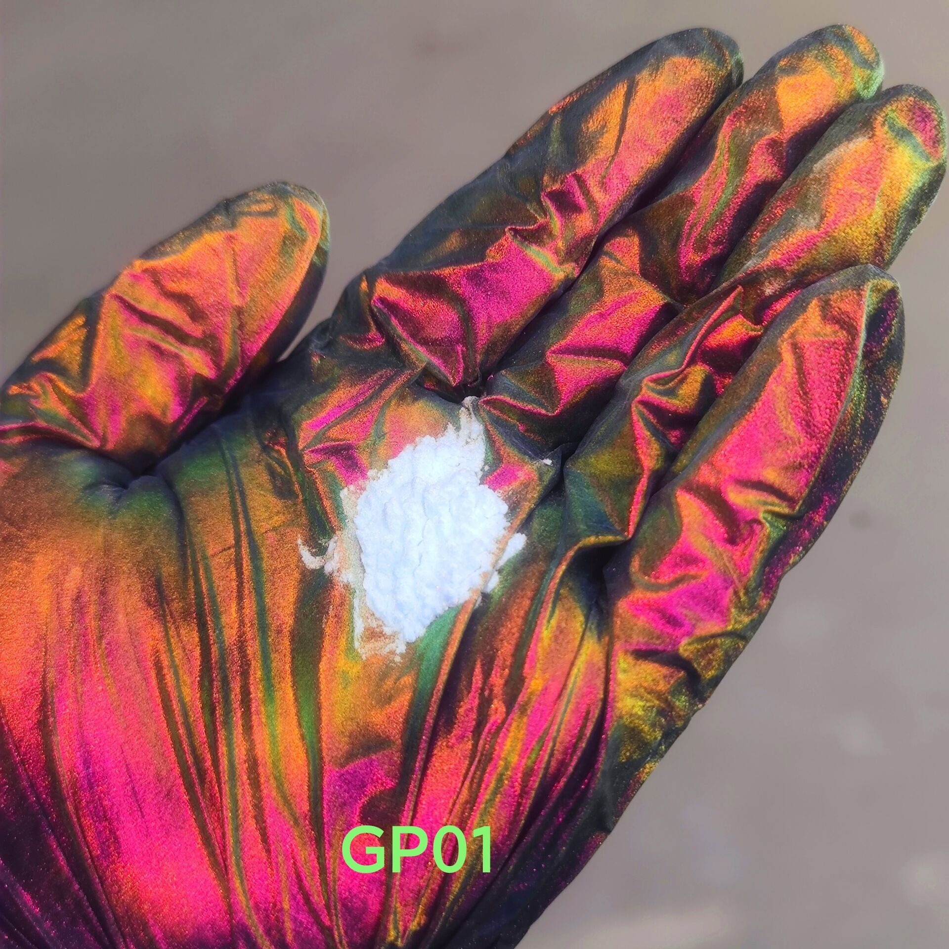 跨境新品耐溶高亮幻彩极光变色龙粉 偏光粉  仙女粉 霓虹粉 1g