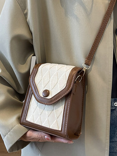 Shoulder bag, brand fashionable one-shoulder bag, high-end, 2023 collection, western style