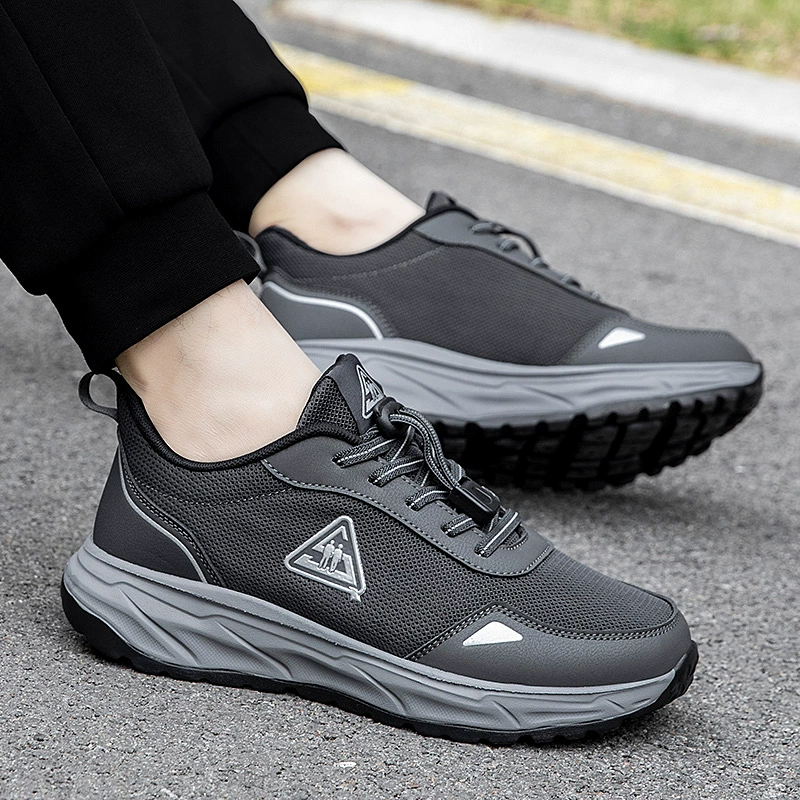Новая обувь для ходьбы для мужчин удобная обувь для пожилых людей дышащая сетка мама спортивная обувь для пожилых пап легкая и повседневная