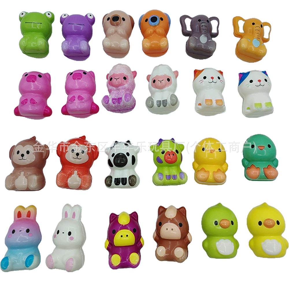 Трансграничные Амазонки Новые 24 ПУ сжатие медленно отскочили маленькие животные