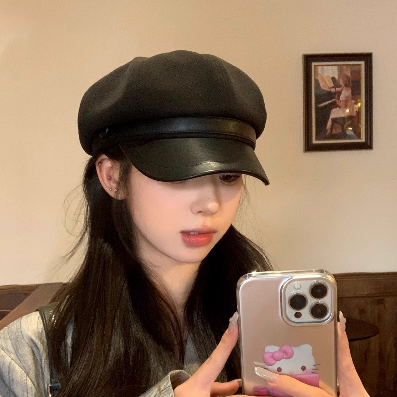 2025新款八角帽秋冬爆款美拉德复古画家贝雷帽女显脸小潮百搭鸭舌|undefined
