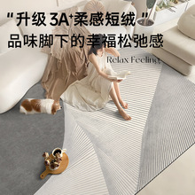 客厅地毯新款高级轻奢沙发地垫卧室秋冬茶几毯家用防水免洗地毯