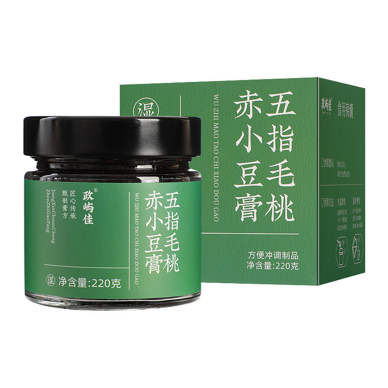 小豆五本指桃湿潤クリーム薪蒸しポリア小豆 220g 蒸し湿潤クリーム|undefined