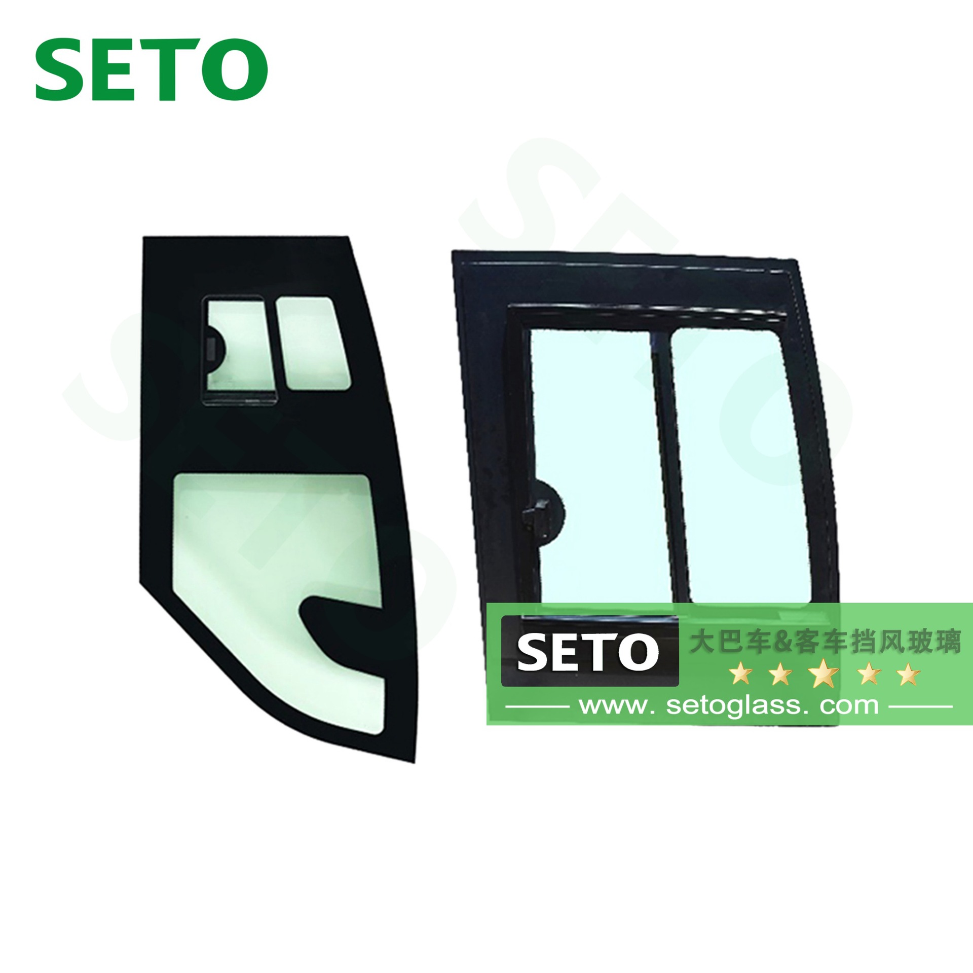 Лобное стекло для автобусов ламинированное SETO Glass