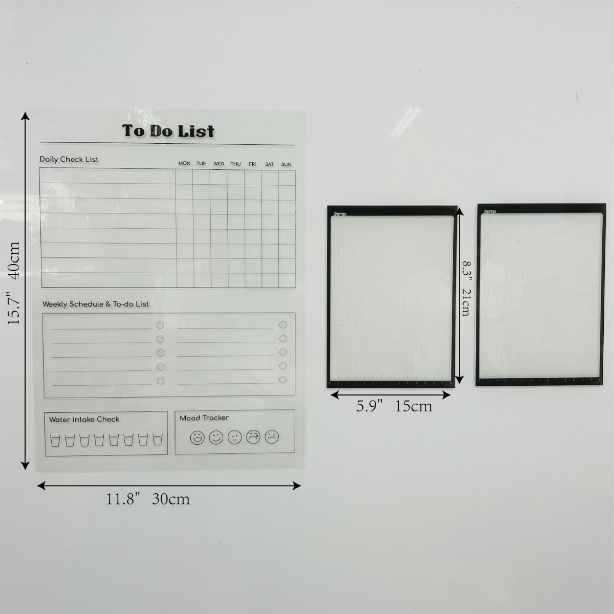 Transparent Writable Planner Set Image 5