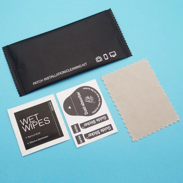 Вспомогательный комплект для пленки из закаленной пленки для мобильного телефона, трехкомпонентная игла, трехтканевый мешок для спирта, костюм для очистки пасты для удаления пыли