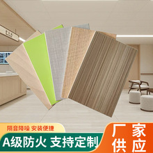 厂家直供防火饰面冰火板阻燃医疗洁净板无机预涂防火硅酸钙板