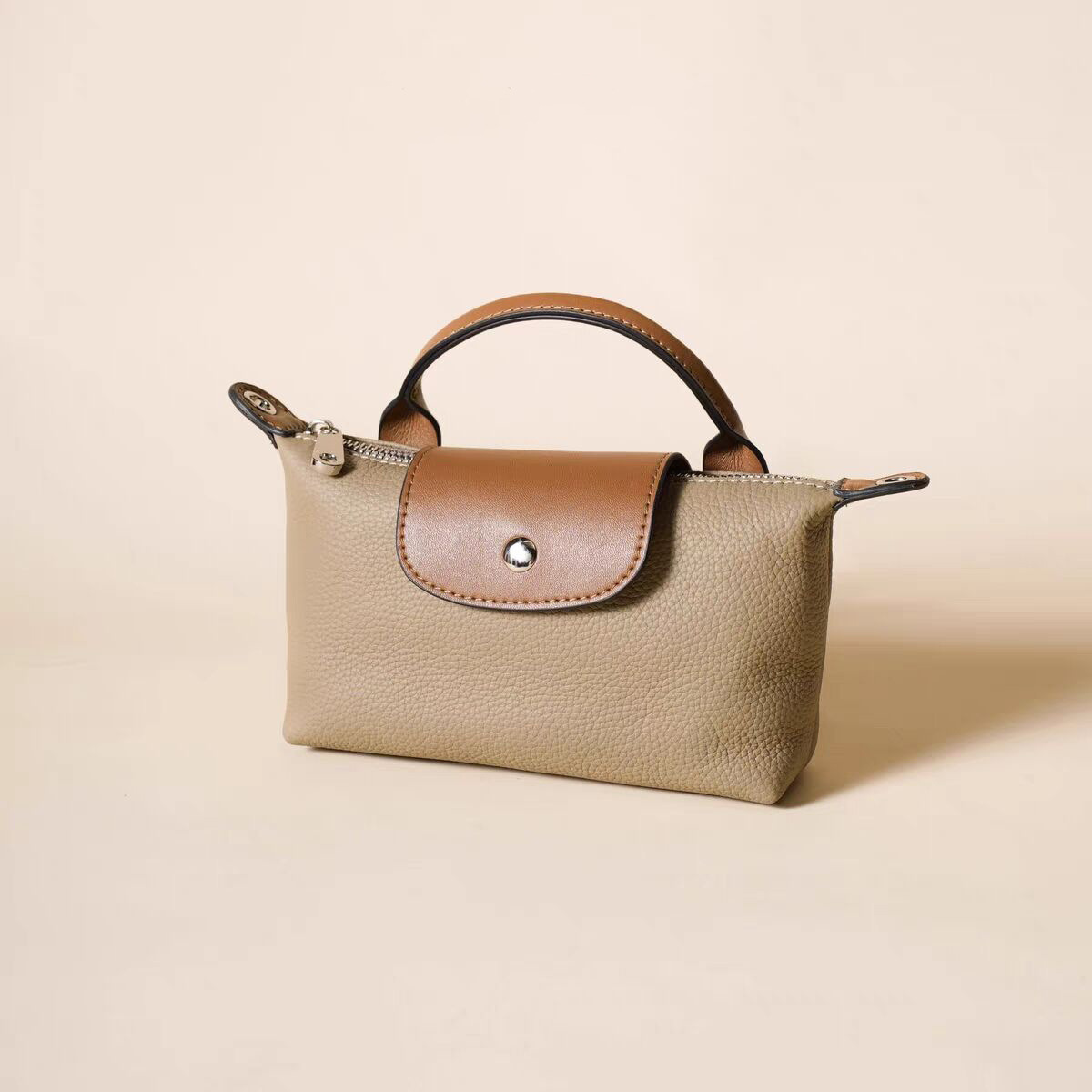 Crossbody-vleugeltas voor dames van echt leer - casual, modieuze, lichtgewicht, draagbare draagtas, crossbodytas met één schouder_voghion.com