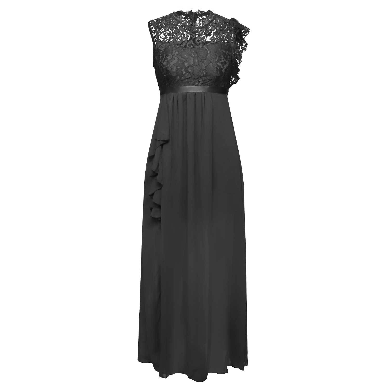 Cross-border Independent Site Party Women's Long Dress, Popular Lace Bridesmaid Evening Gown_ecoleips.com