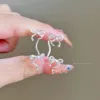 Double bow ear cuff/pair