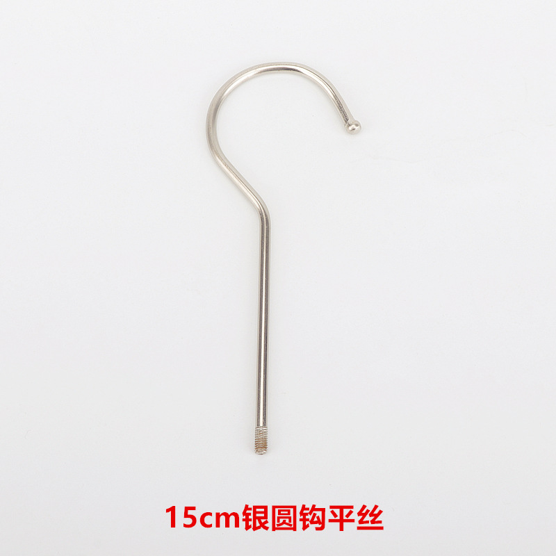 Ganchos en forma de S para gerentes de tiendas de ropa, ganchos metálicos en forma de S, ganchos en forma de S para colgar perchas, ganchos acrílicos al por mayor.