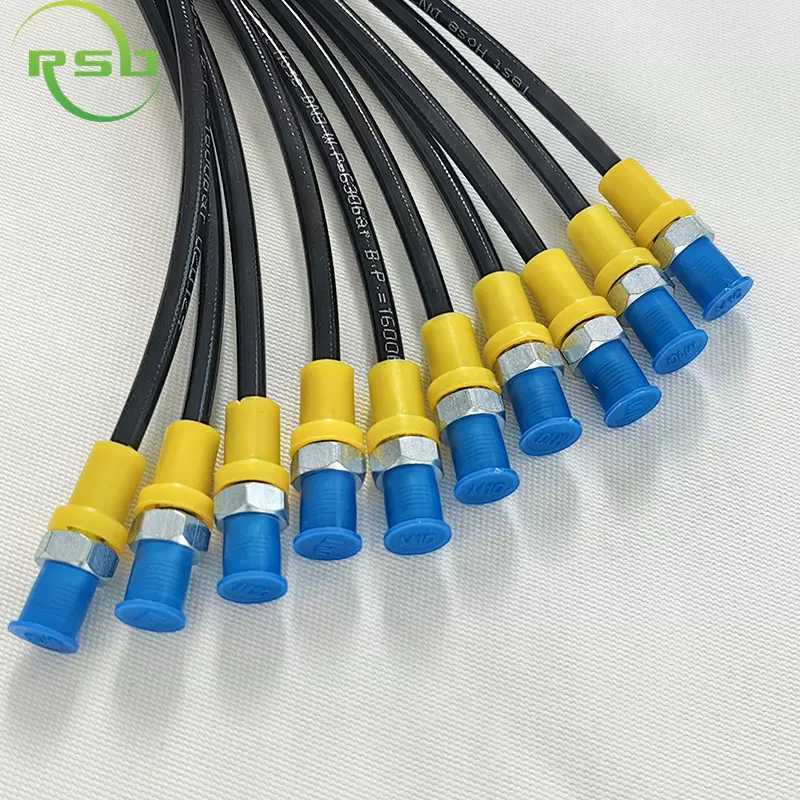 测压软管63Mpa液压软管高压油管总成挖掘机测压接头压力表连接线