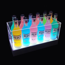 创意苏打酒灯光冰酒桶冰镇发光冰桶圆形船型果汁酒吧冰块酒座冰槽