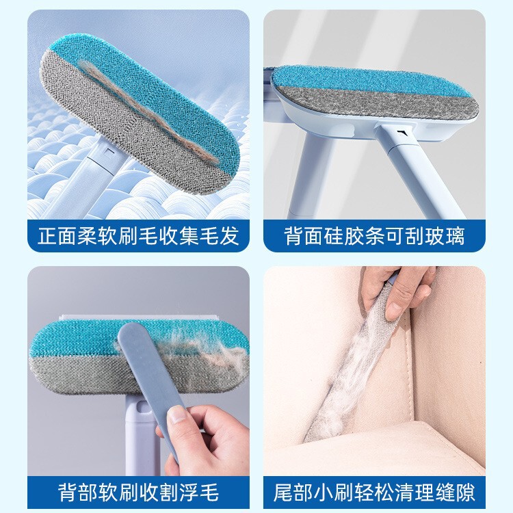 宠物长柄除毛刷可拆洗多功能刷毛神器猫毛狗毛清理刮毛器现货批发|undefined