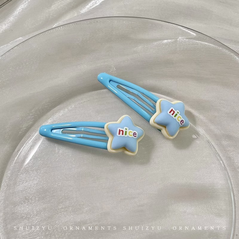 Horquilla de dopamina rosa y2k accesorios de horquilla redonda de mujer sin costuras lindo clip lateral pequeño nuevo clip de flequillo mujer