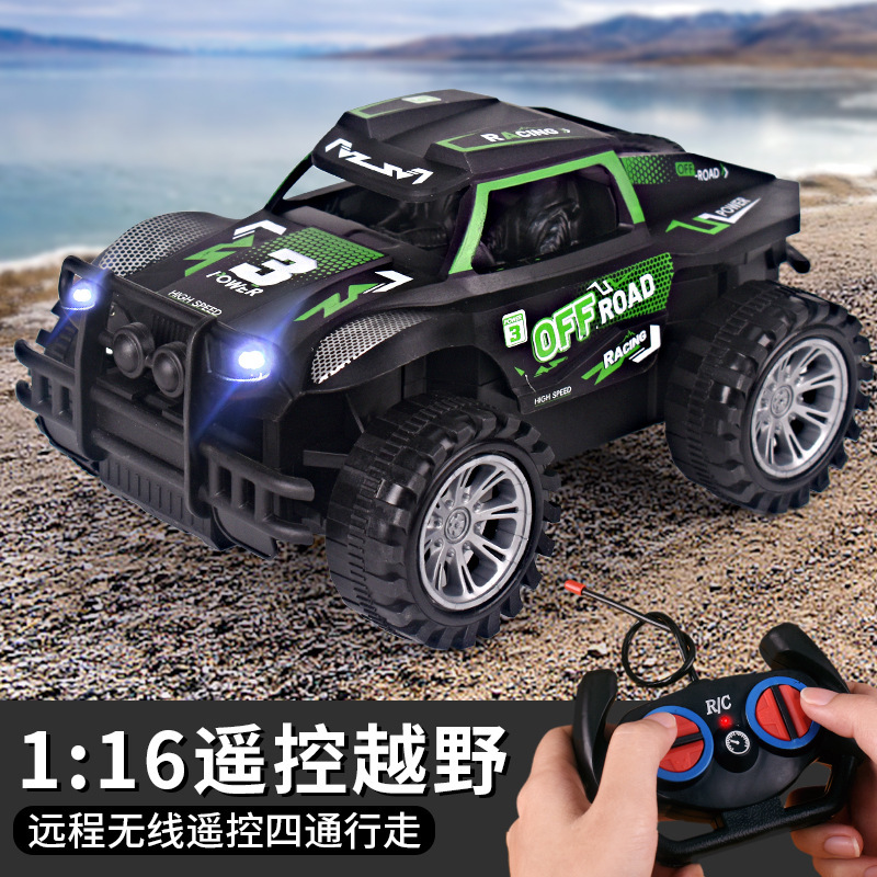 Four-Way Remote Control Off-Road Toy Car, Recyclable, Rechargeable and Fall-Resistant, Children's Boy Mountain Remote Control Car Toy Wholesale