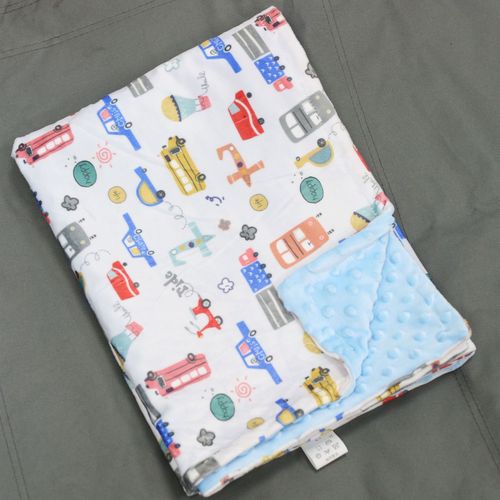 New wholesale moccasin rug double-sided plush four-season usable children's comfort blanket infant newborn touch cover blanket