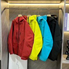 新しい SV7 世代単層ジャケット釣り女性の防風防水三層ラミネートジャケット春と秋のフード付きジャケット